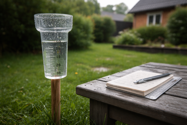 Hvor meget regn falder der i din have? Sådan måler og beregner du nedbør lokalt