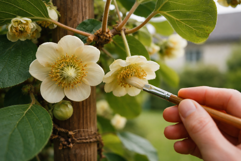 Kiwi: han- og hunplante - sådan sikrer du bestøvning og frugtsætning