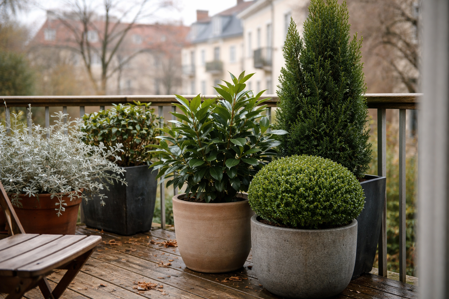 Stedsegrønne planter til altan og have: robuste valg og pasning