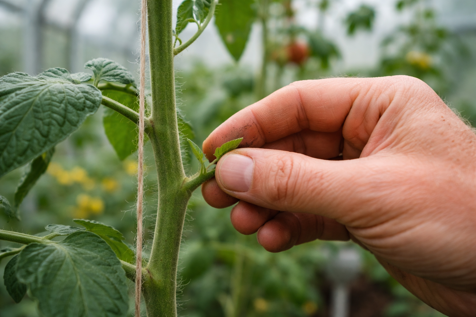 Beskæring af tomatplanter (tyveknibning): sådan gør du trin for trin