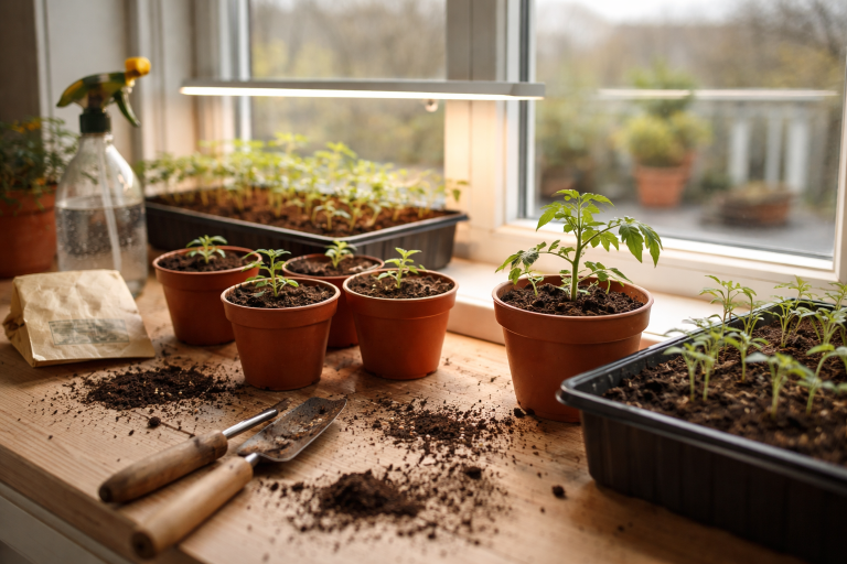 Forspiring af tomater: sådan får du stærke planter fra frø til udplantning